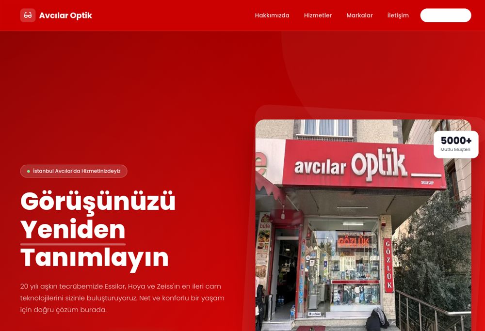 Avcılar Optik — avcilaroptik.com